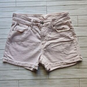 Levi‎ Strauss Signature High Rise Denim Shorts Pale Pink Women's Size 6